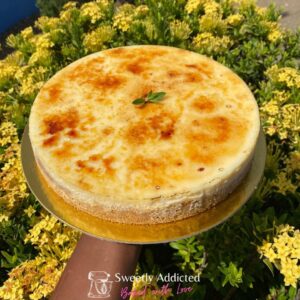 Creme brulee cheesecake